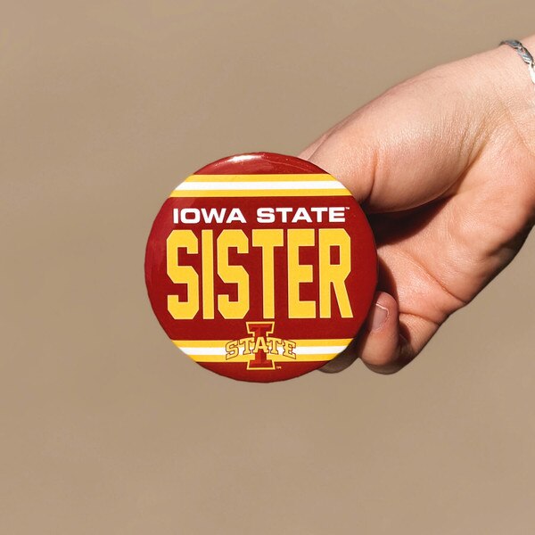 Iowa State Sister Pin 3-inch